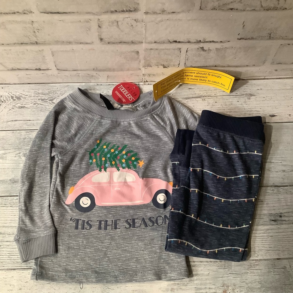 Jaclyn Intimates 12 Months Girls Christmas Pajamas